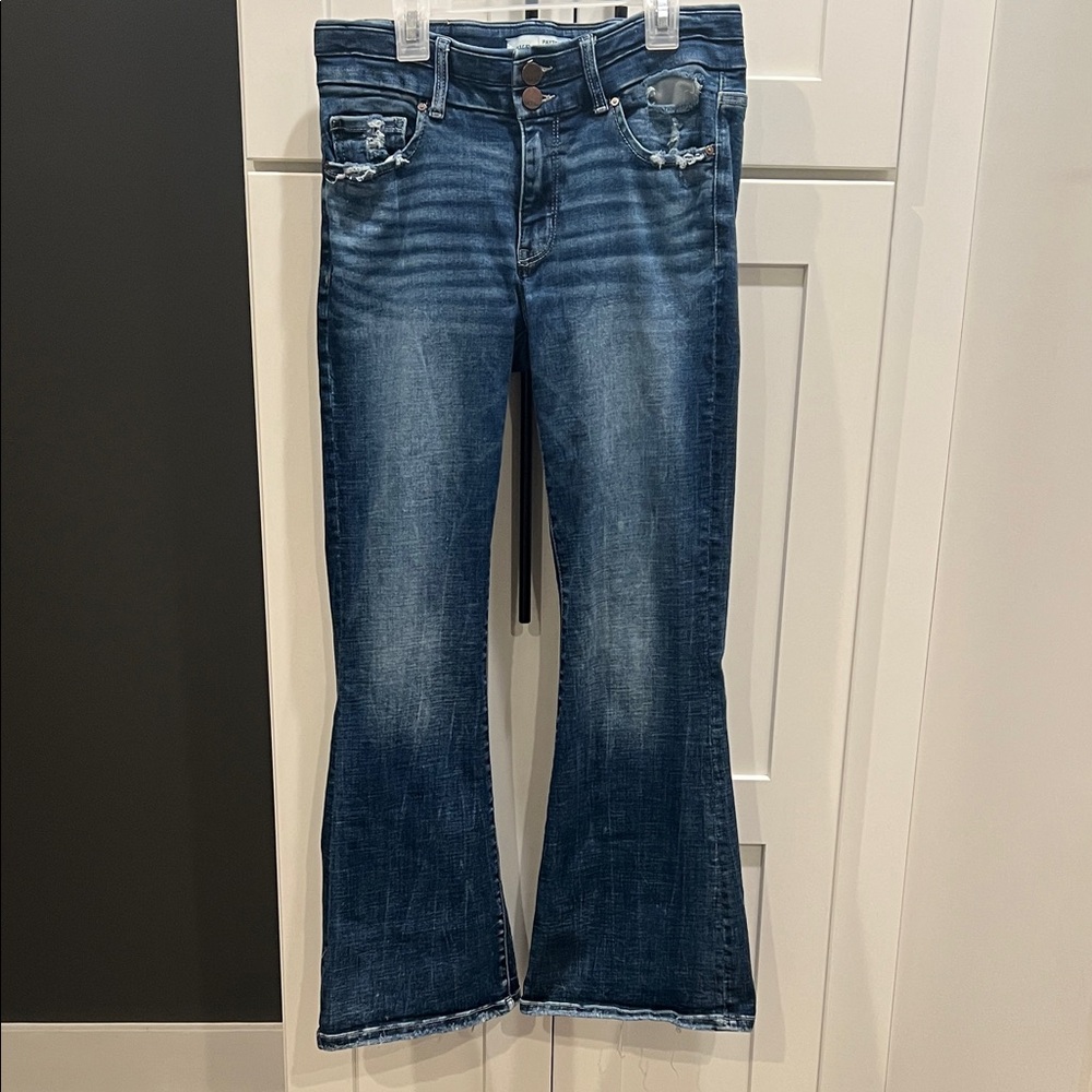 BKE Dark Blue Flare Jeans
